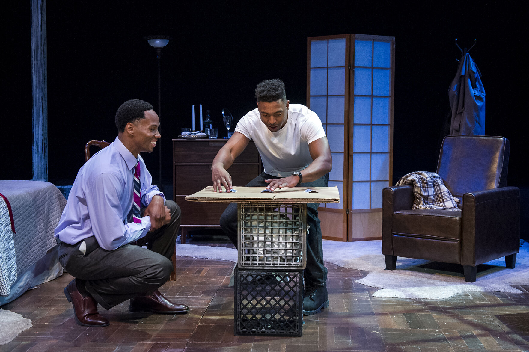 ShakespeareCo 2019 - Topdog Underdog - Deaon Griffin Pressley & Bryce Michael Wood - Photo by Daniel Rader.jpg